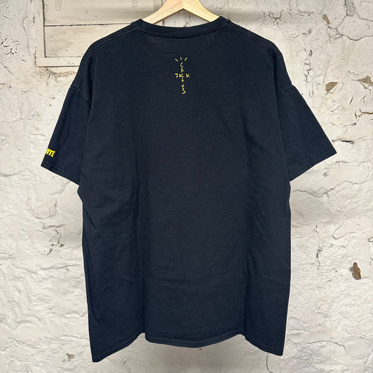 Travis Scott Neon Figure Black T-Shirt Sz L