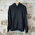 Supreme Collegiate Black Hoodie Sz M