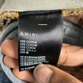 Amiri MX2 Multicolor Flannel Blue Denim Jeans Sz 32