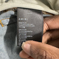 Amiri MX2 Brown Yellow Patch Blue Denim Jeans Sz 30