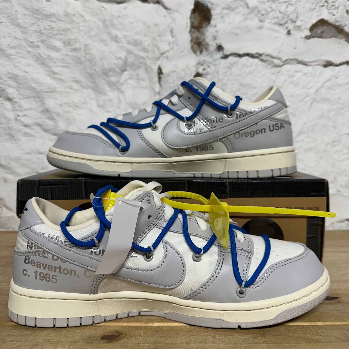 Nike Dunk Low Off-White Lot 10 Sz 9 DS