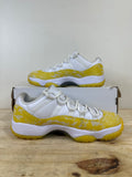 Air Jordan 11 Low Yellow Snakeskin Sz 7.5(9W)