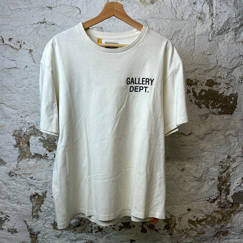 Gallery Dept Orange Back Spell T-shirt White Sz L
