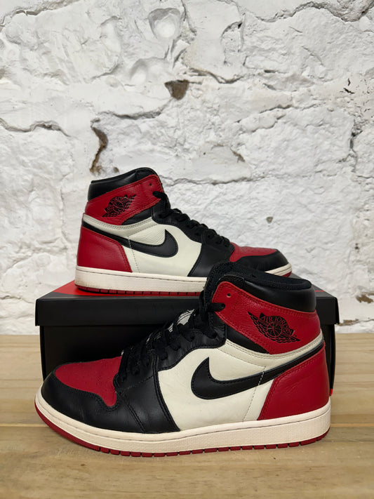 Air Jordan 1 Bred Toe Sz 11
