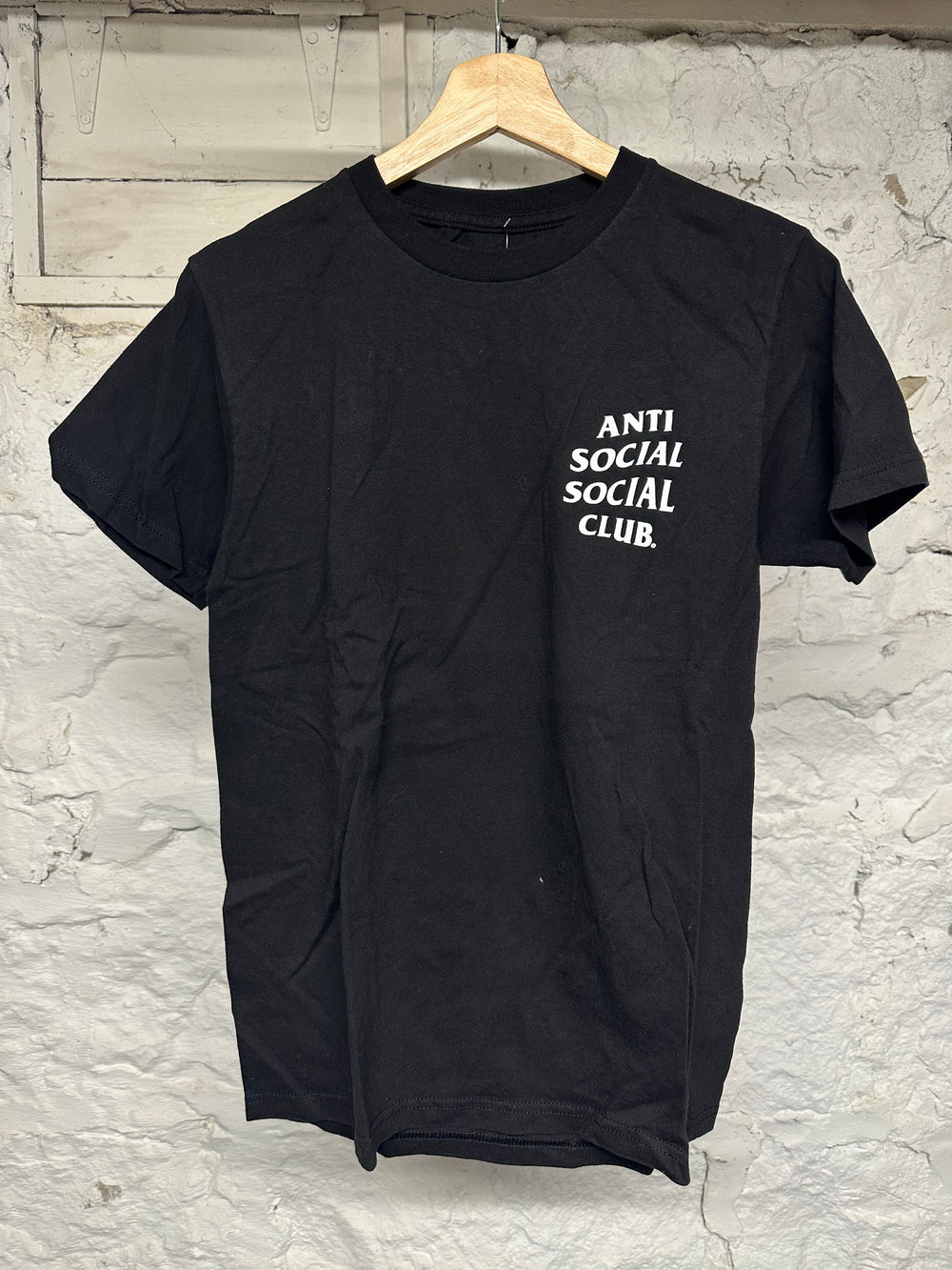ASSC Flowers White Black T-Shirt Sz S
