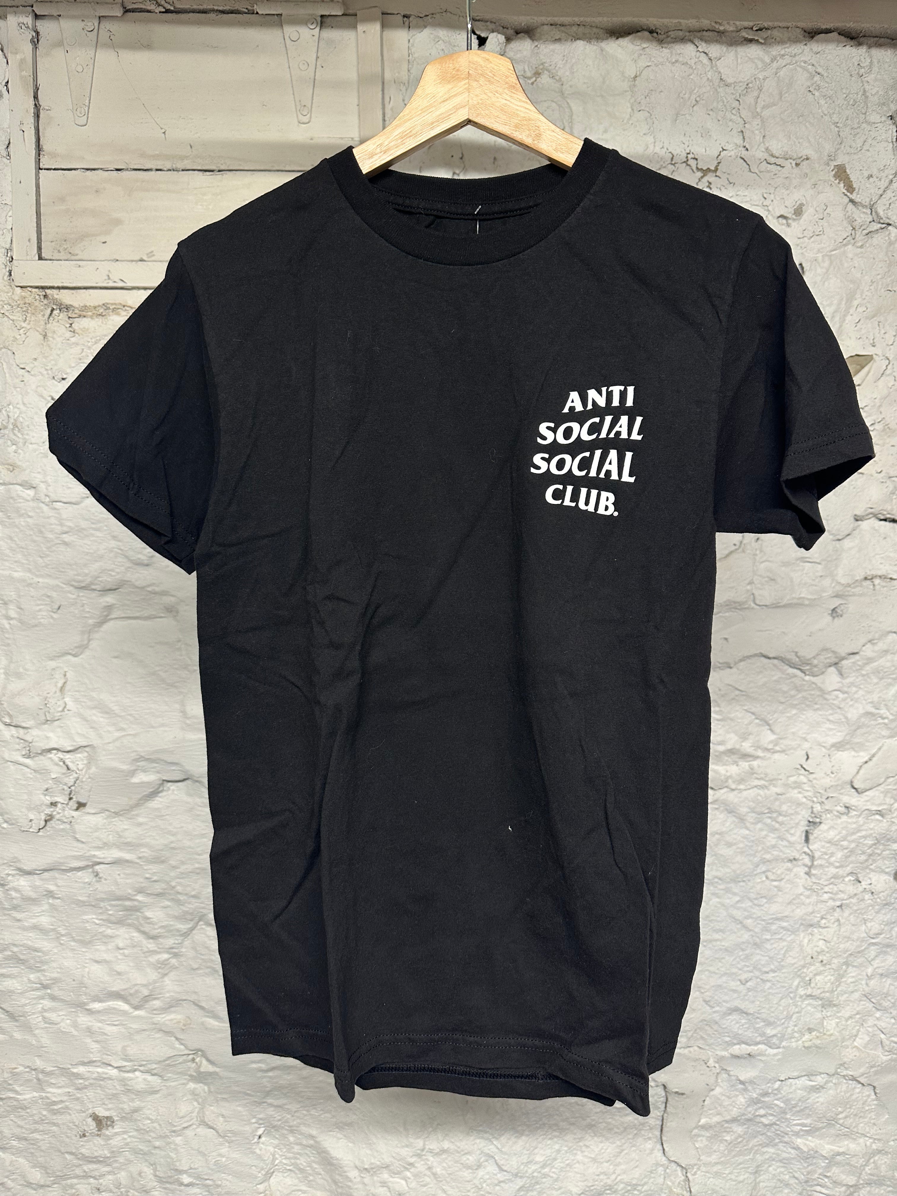 ASSC Flowers White Black T-Shirt Sz S