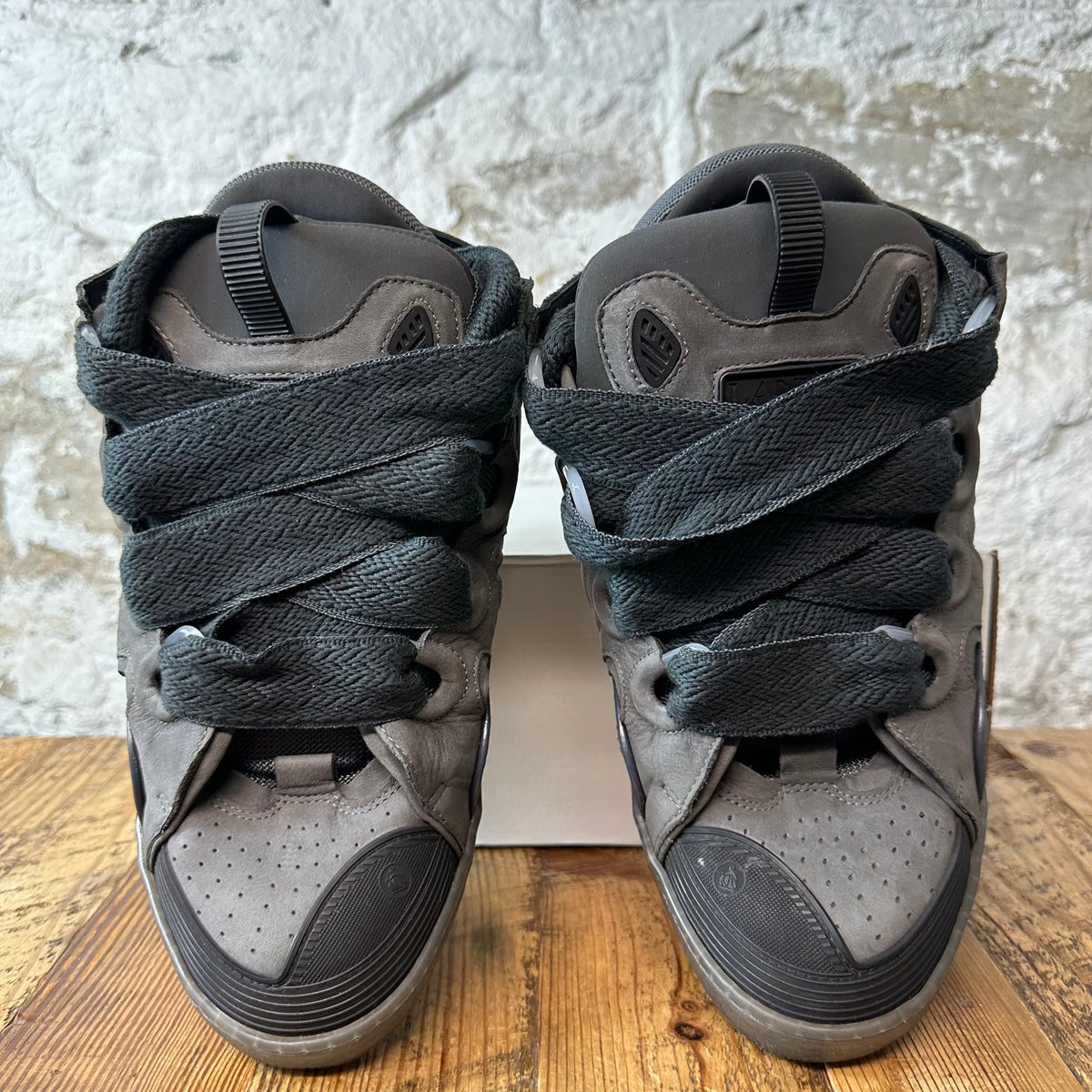 Lanvin Curb Triple Grey Sneaker Sz 12 (45)