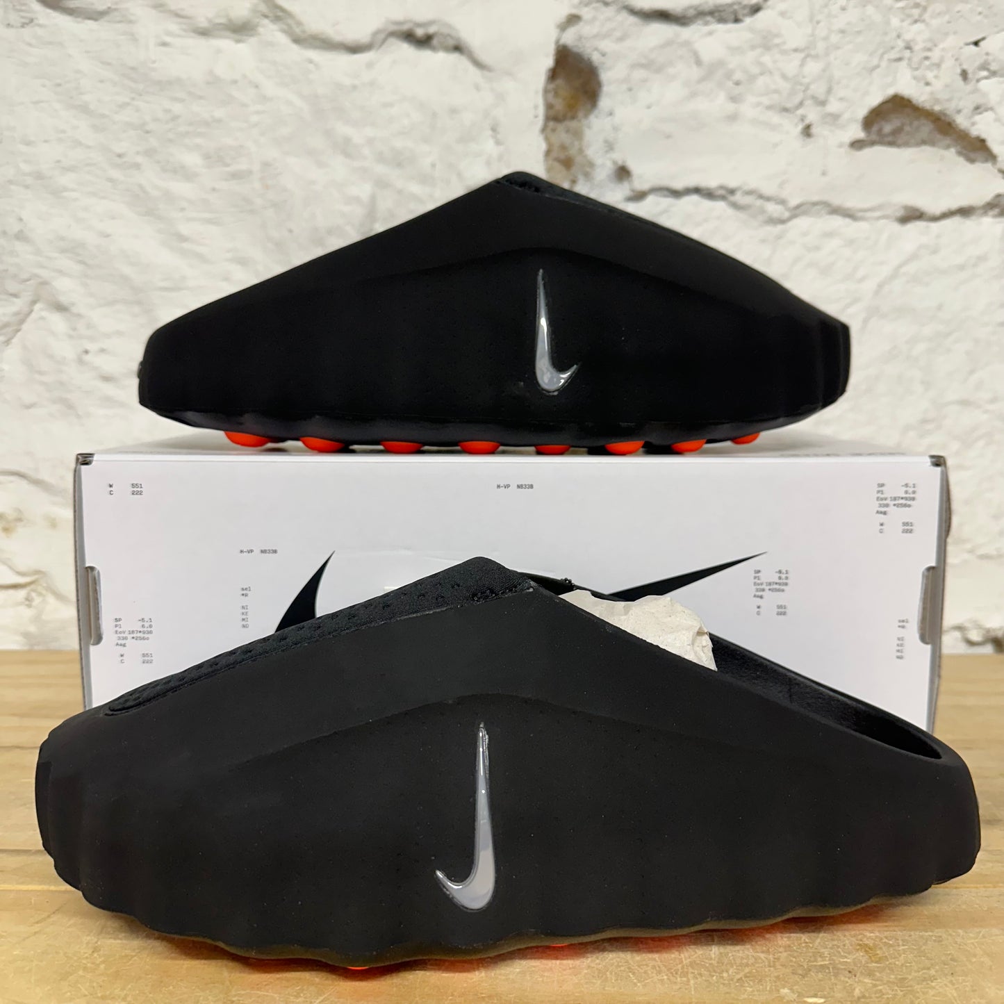 Nike Mind 001 Slide Black Chrome Sz 13 DS