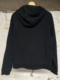 Burberry Box Spell Zip Up Hoodie Black Sz S