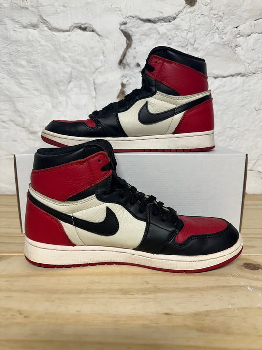 Air Jordan 1 High Bred Toe Sz 8.5