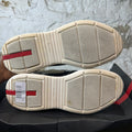 Prada Americas Cup Black Patent White Sneaker Sz 8.5