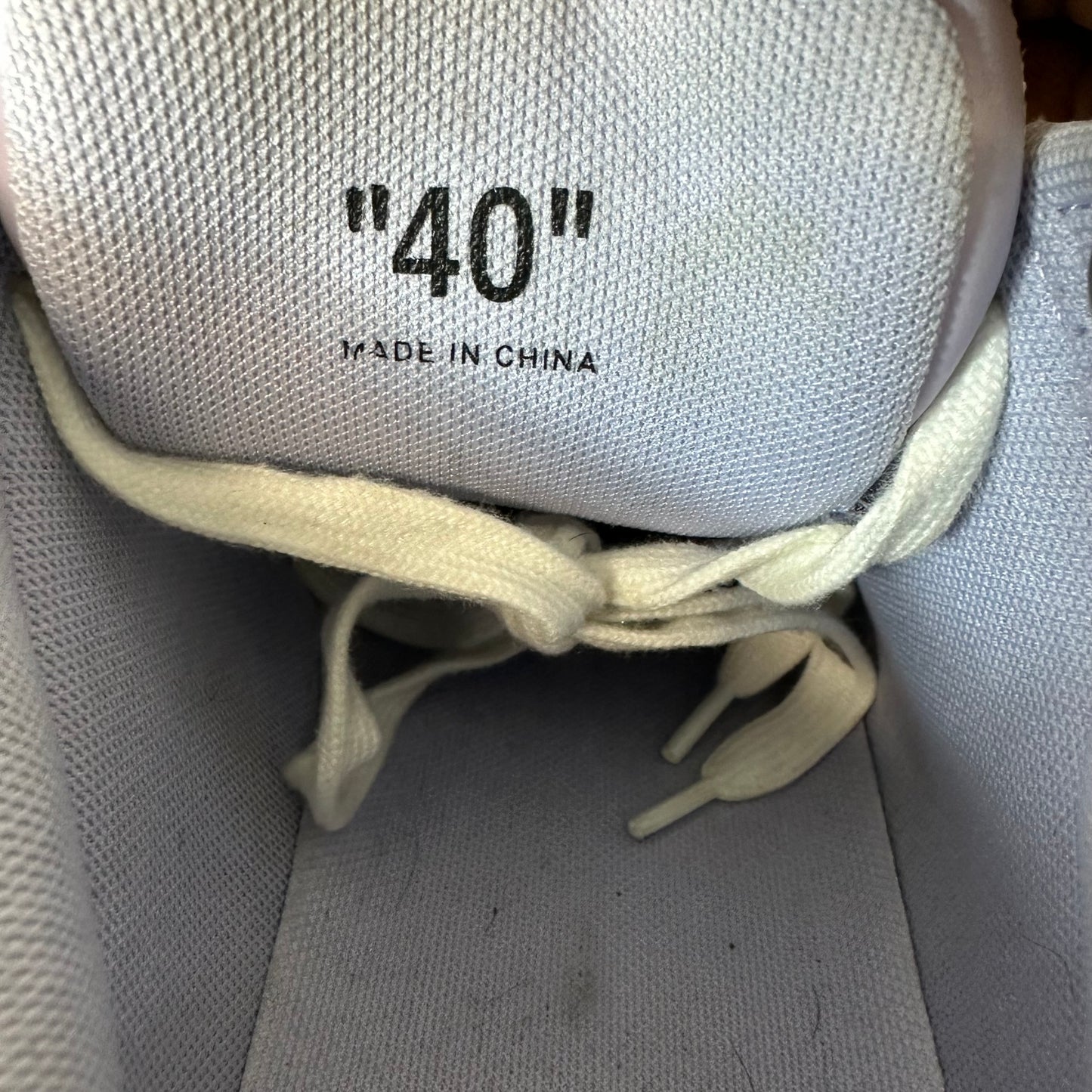 Off-White Out Of Office Lavender White Sneaker Sz 7 (40)