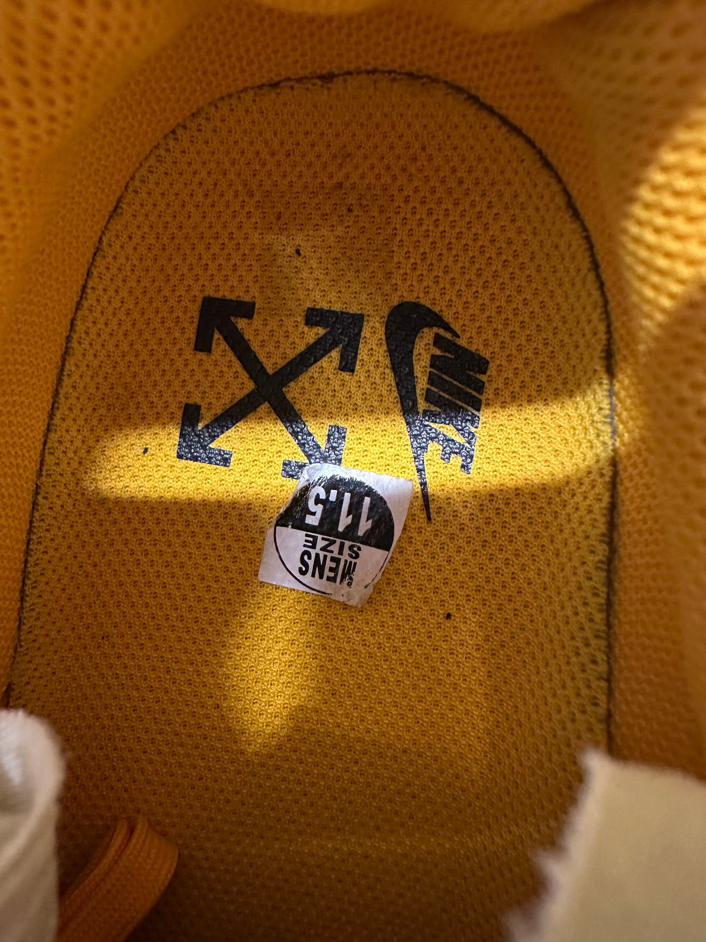 Nike Air Force 1 Low Off-White ICA Lemonade Sz 11.5