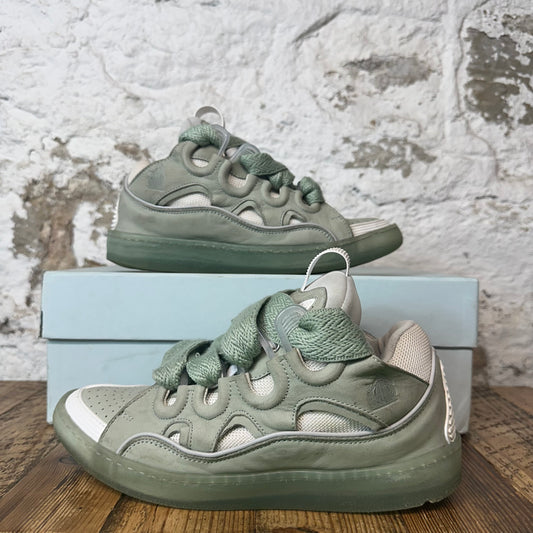 Lanvin Curb Cool Green Sneaker Sz 7 (40)
