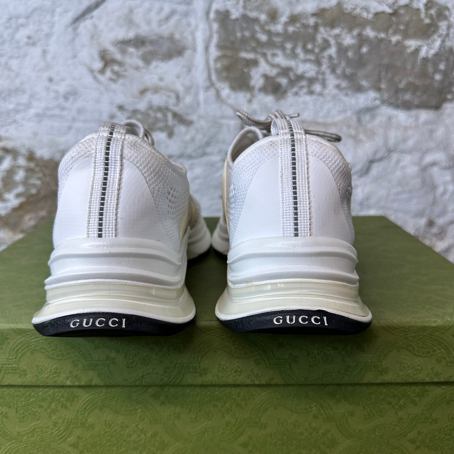 Gucci Multiwave Cream White Run Sneaker Sz 8.5