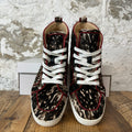 Christian Louboutin High Brown Pony Hair Sneaker Sz 9 (42)