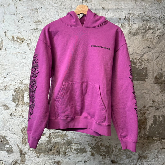 Chrome Hearts Matty Boy Web Hoodie Purple Sz L