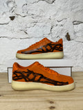 AF1 Orange Skeleton Sz 10