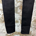 Amiri Plain Black Denim Jeans Sz 28