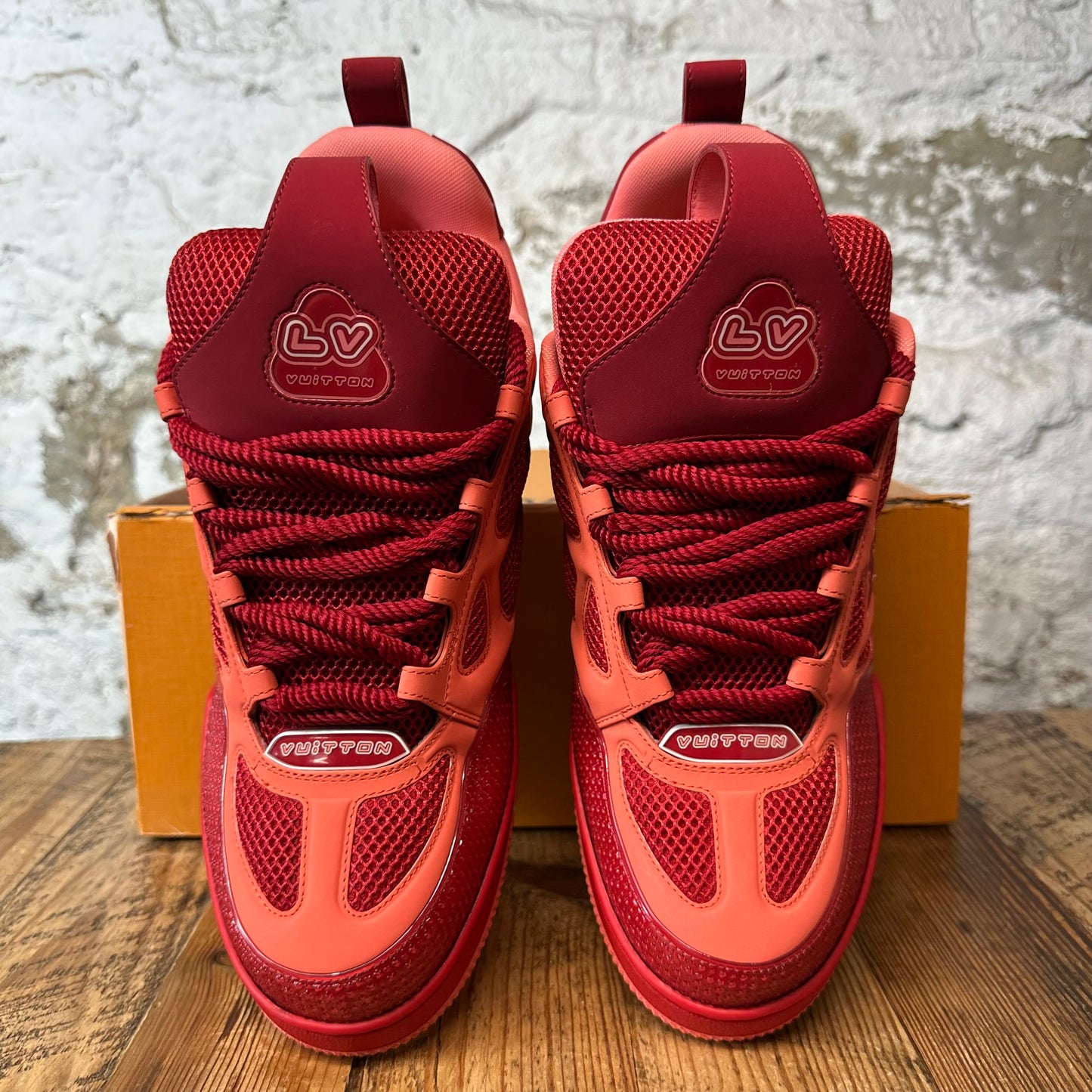 Louis Vuitton Red Skate Sneaker Sz 12 (10.5LV)