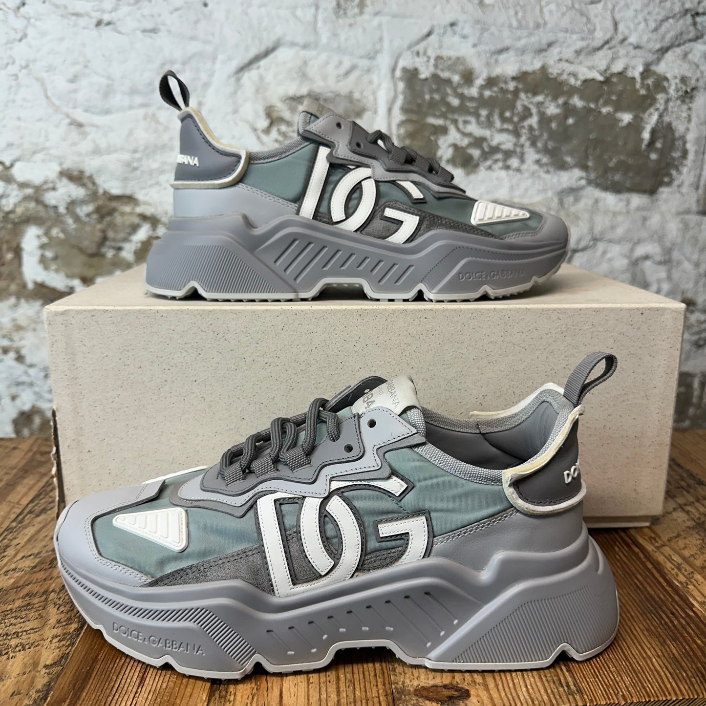 Dolce Gabbana Triple Grey Daymaster Sneaker Sz 9 (42)