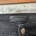 Amiri Sequen Thrasher Black Denim Jeans Sz 40