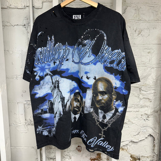 Vale Forever Godfather Black Bling Tee Sz L