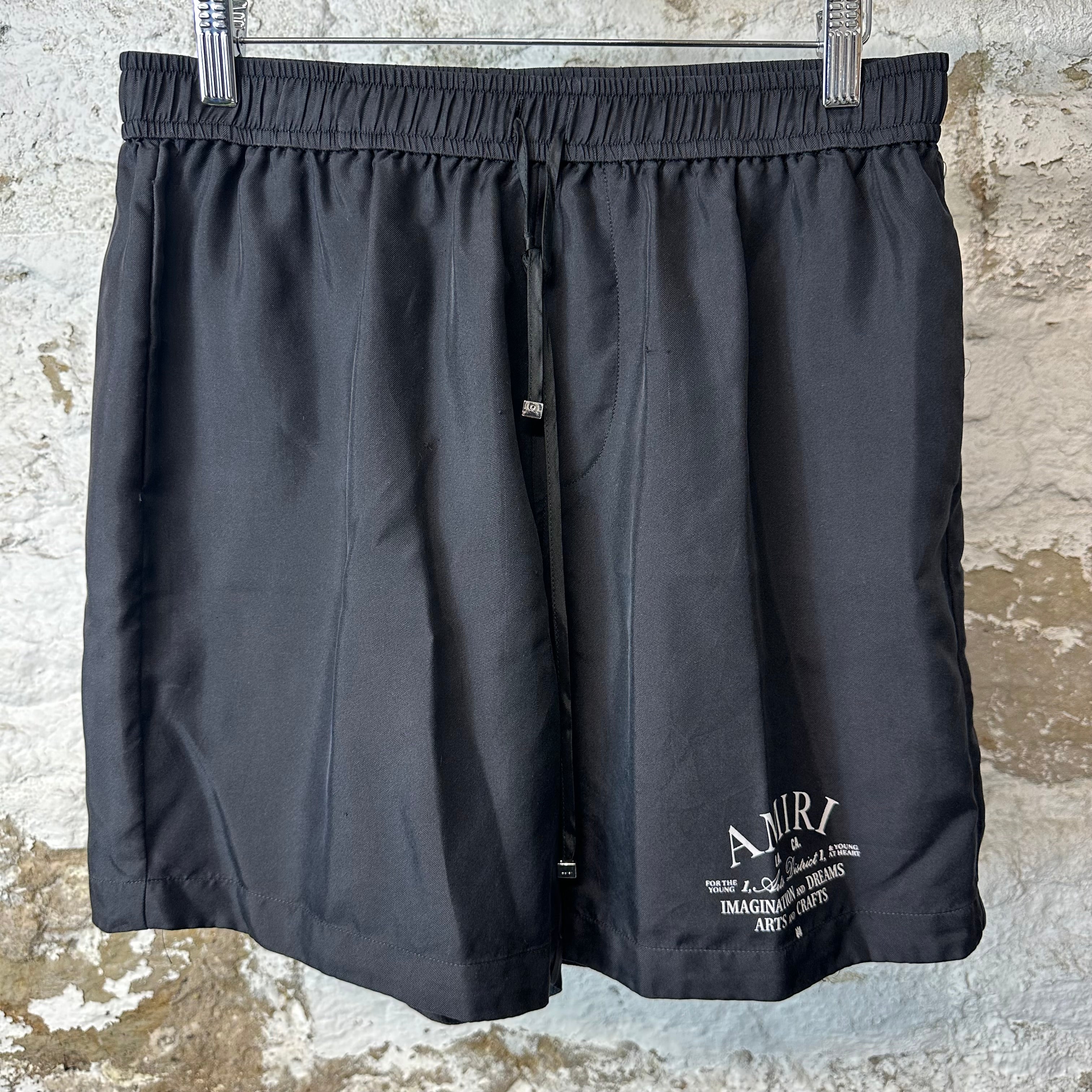 Amiri Arts District Black Shorts Sz M