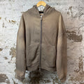 Rhude Script Zip Up Hoodie Sundry Sz M DS