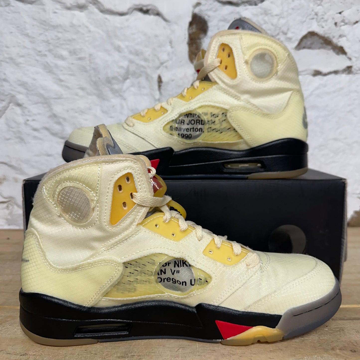 Air Jordan 5 Off-White Sail Sz 9