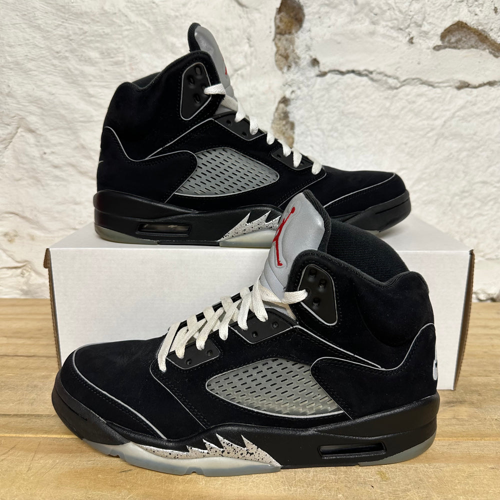 Air Jordan 5 Black Metallic Reimagined Sz 9
