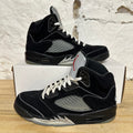 Air Jordan 5 Black Metallic Reimagined Sz 9