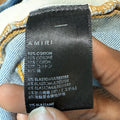 Amiri Plain Indigo Blue Denim Jeans Sz 29