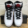Air Jordan 2 QF White Varsity Red Sz 10