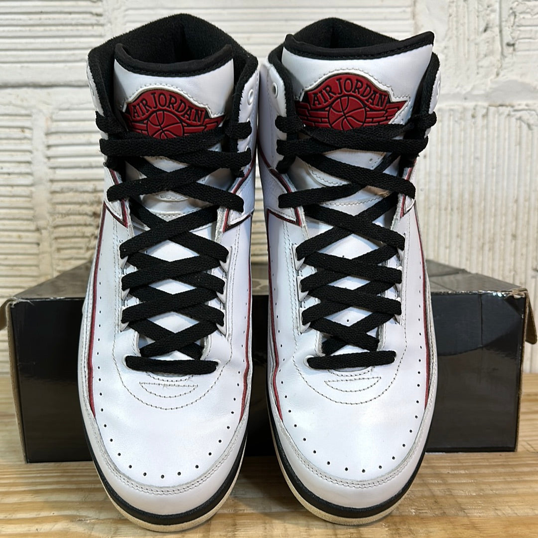 Air Jordan 2 QF White Varsity Red Sz 10