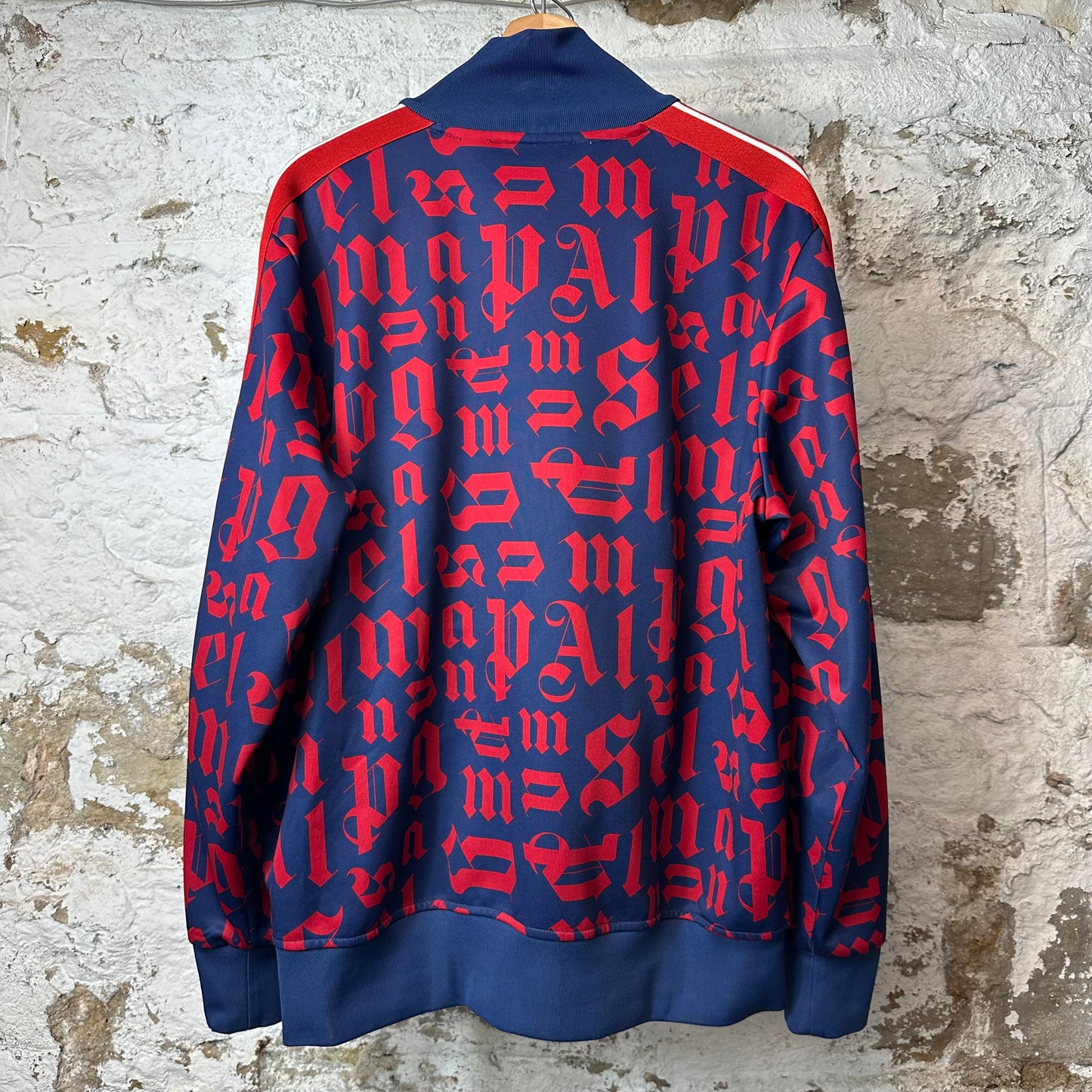 Palm Angels Navy Red Track Jacket Sz XXL