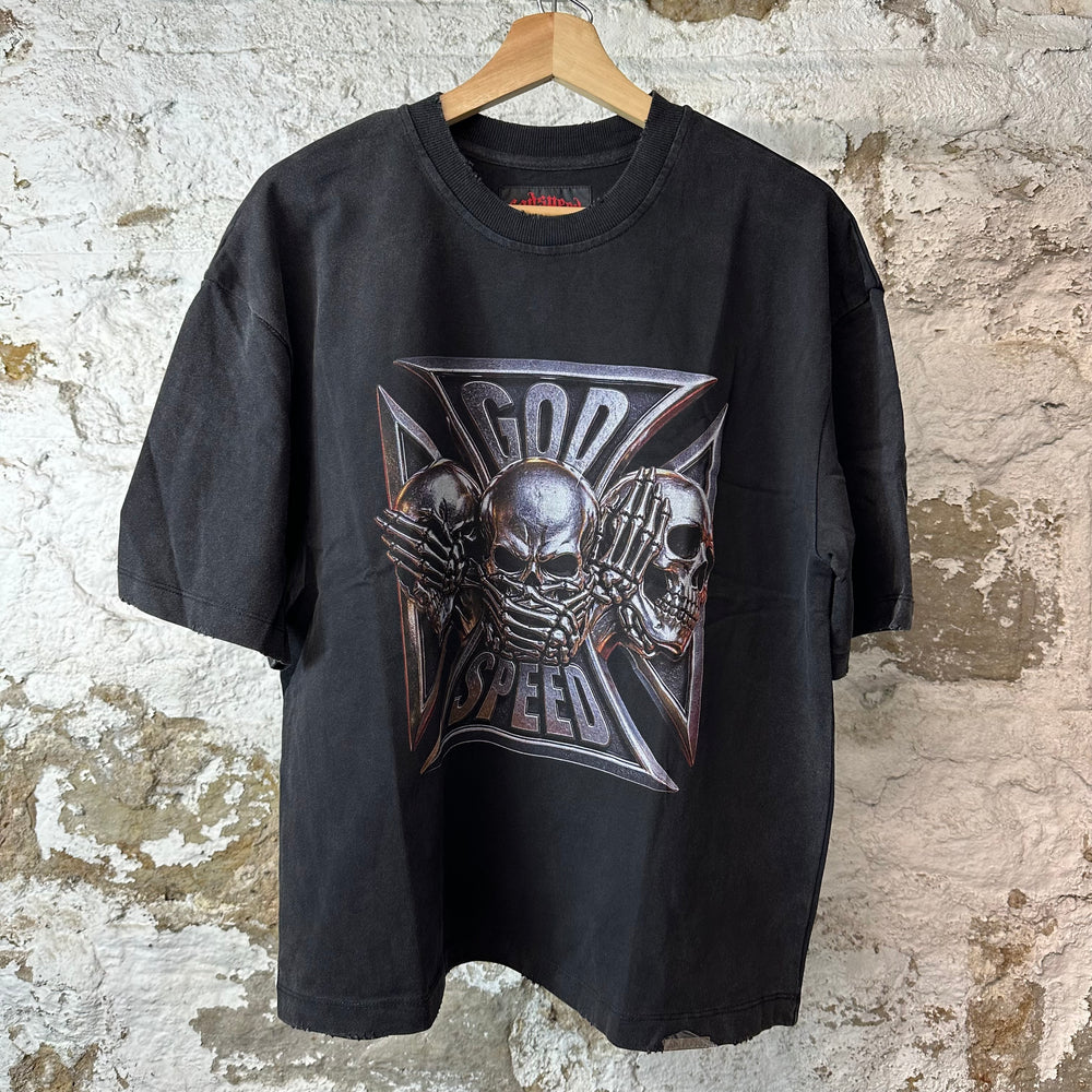Godspeed Omerta Black T-Shirt NEW