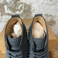 Christian Louboutin High Grey Leather Spike Sneaker Sz 11 (44)
