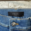 Amiri Chemist Blue Tan Star Blue Denim Jeans Sz 33 DS