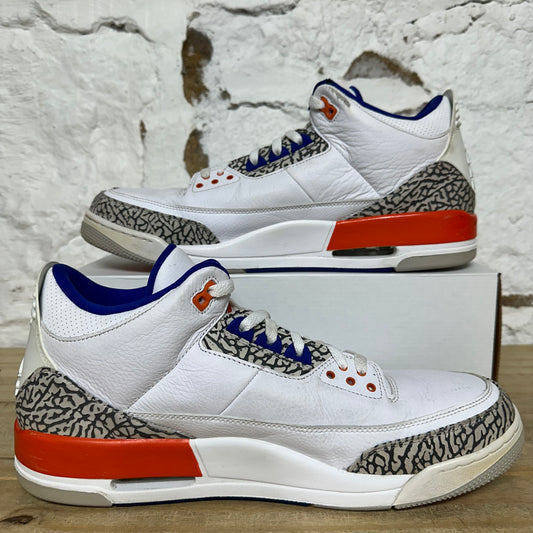 Air Jordan 3 Knicks Sz 15