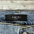 Amiri MX1 Tie Dye Washed Blue Denim Jeans Sz 38