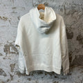 Louis Vuitton 3D Pocket 1/4 Zip Hoodie White Sz S