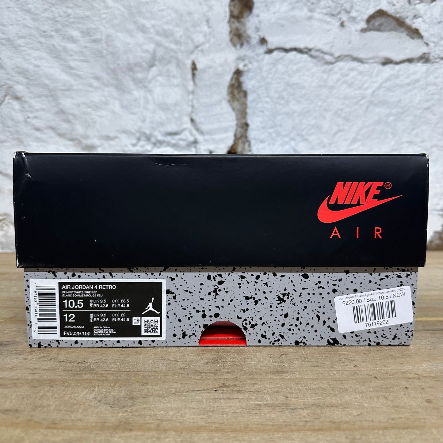 Air Jordan 4 White Cement (2025) Sz 10.5 DS