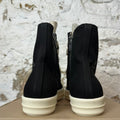 Rick Owens Jumbo Lace Pentastich Black Milk Sneaker
