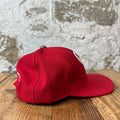 Chrome Hearts White CH Logo Red Hat