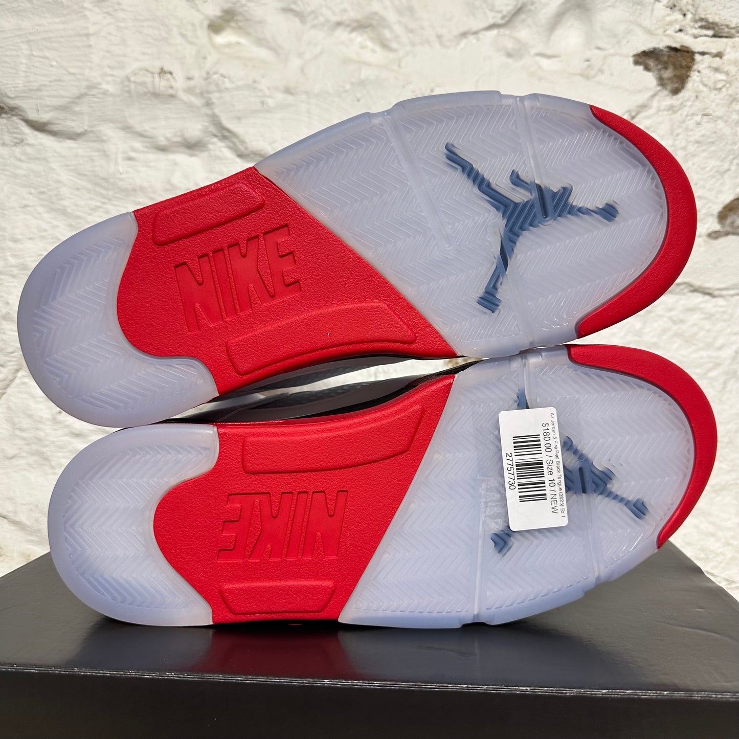 Air Jordan 5 Fire Red Black Tongue (2025) Sz 10 DS