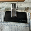 Amiri Jacquard Double Knee Carpenter Blue Denim Sz 30
