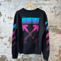 Off White Gradient Arrows Crewneck Black Sz M