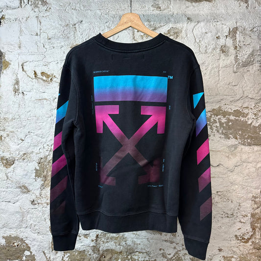 Off White Gradient Arrows Crewneck Black Sz M