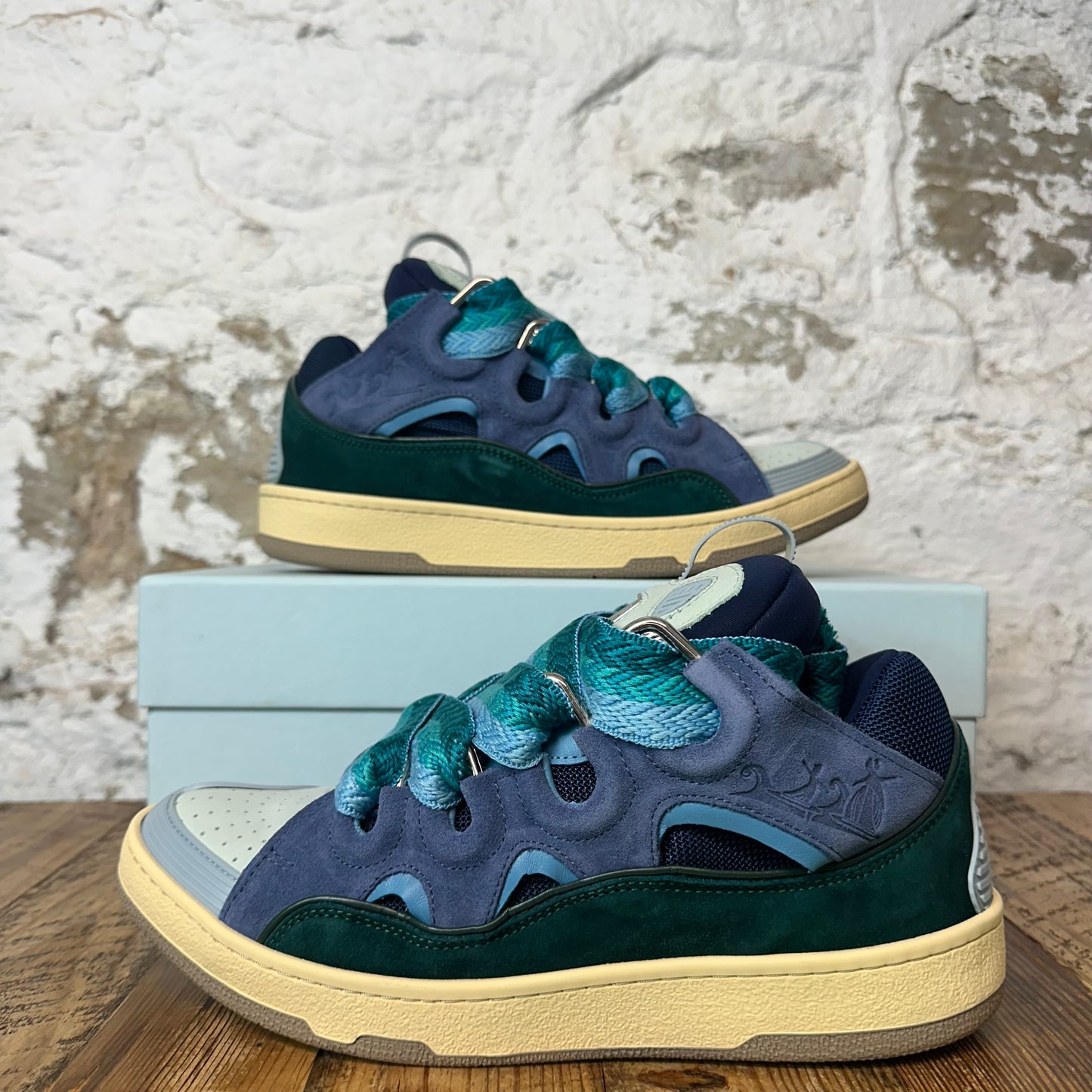 Lanvin Curb Multi Blue Sneaker
